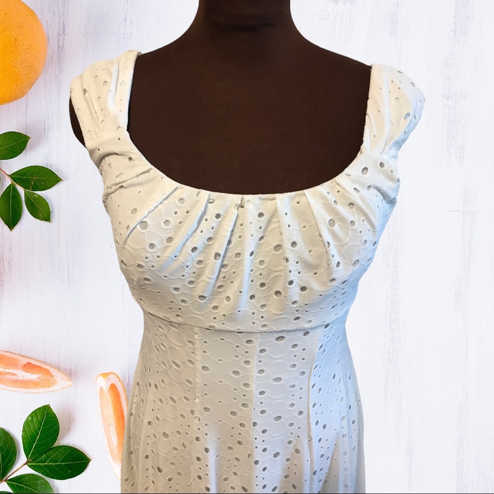 White Eyelet Dress